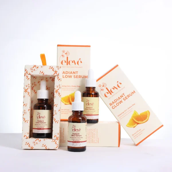 Eleve Radiant Glow Serum – Hydrating Vitamin C & Ferulic Acid for Bright Skin 30ml - Image 4