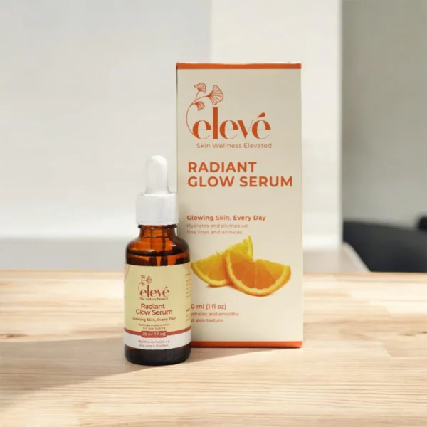 Eleve Radiant Glow Serum – Hydrating Vitamin C & Ferulic Acid for Bright Skin 30ml - Image 2
