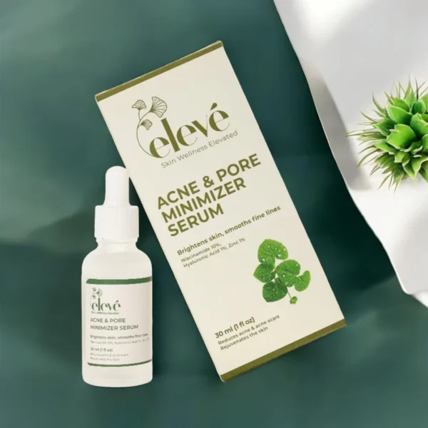 Eleve Acne & Pore Minimizer Serum – Niacinamide, Hyaluronic Acid & Zinc 30ml - Image 2